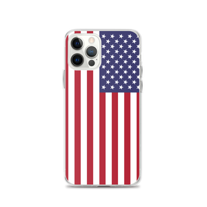iPhone 12 Pro United States Flag "All Over" iPhone Case iPhone Cases by Design Express