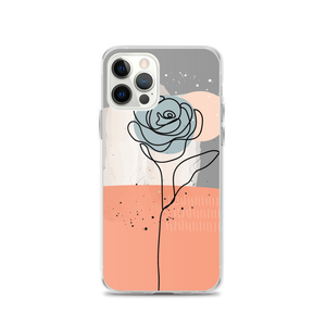 iPhone 12 Pro Soft Flower Line iPhone Case by Design Express