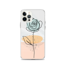 iPhone 12 Pro Pasty Flower Line iPhone Case by Design Express