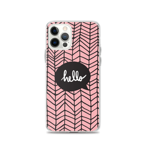 iPhone 12 Pro Hello iPhone Case by Design Express