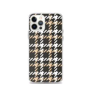 iPhone 12 Pro Houndstooth Large Pattern iPhone Case by Design Express