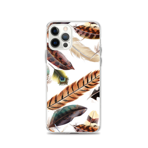 iPhone 12 Pro Feathers Pattern iPhone Case by Design Express