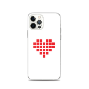 iPhone 12 Pro I Heart U Pixel iPhone Case by Design Express