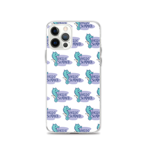 iPhone 12 Pro Seahorse Hello Summer iPhone Case by Design Express