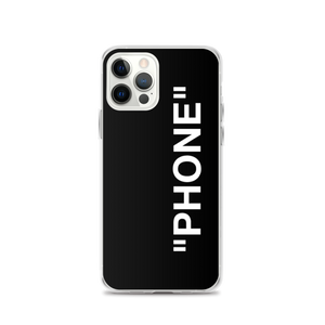 iPhone 12 Pro "PRODUCT" Series "PHONE" iPhone Case Black by Design Express