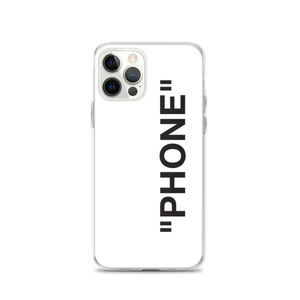 iPhone 12 Pro "PRODUCT" Series "PHONE" iPhone Case White by Design Express