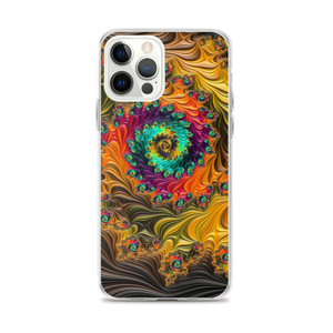 iPhone 12 Pro Max Multicolor Fractal iPhone Case by Design Express