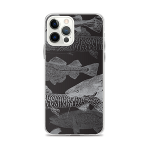 iPhone 12 Pro Max Grey Black Catfish iPhone Case by Design Express