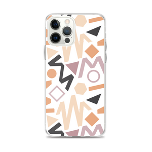 iPhone 12 Pro Max Soft Geometrical Pattern iPhone Case by Design Express