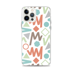 iPhone 12 Pro Max Soft Geometrical Pattern 02 iPhone Case by Design Express