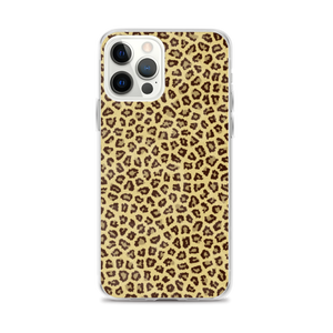 iPhone 12 Pro Max Yellow Leopard Print iPhone Case by Design Express