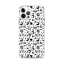 iPhone 12 Pro Max Black & White Leopard Print iPhone Case by Design Express