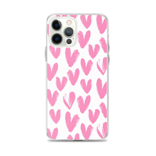iPhone 12 Pro Max Pink Heart Pattern iPhone Case by Design Express