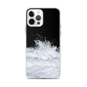 iPhone 12 Pro Max Black & White Water iPhone Case by Design Express