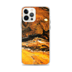 iPhone 12 Pro Max Yellow Orange Abstract iPhone Case by Design Express