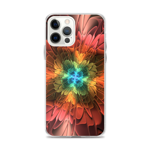 iPhone 12 Pro Max Abstract Flower 03 iPhone Case by Design Express