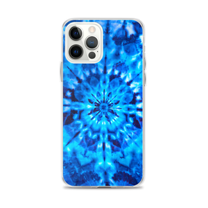 iPhone 12 Pro Max Psychedelic Blue Mandala iPhone Case by Design Express