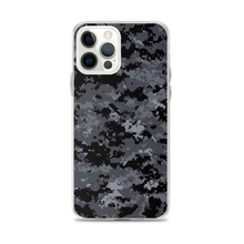iPhone 12 Pro Max Dark Grey Digital Camouflage Print iPhone Case by Design Express