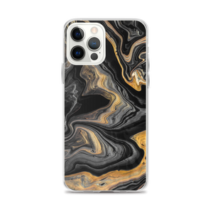 iPhone 12 Pro Max Black Marble iPhone Case by Design Express