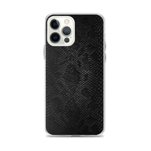 iPhone 12 Pro Max Black Snake Skin iPhone Case by Design Express
