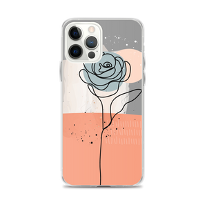 iPhone 12 Pro Max Soft Flower Line iPhone Case by Design Express