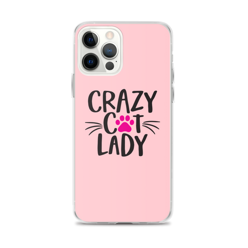 iPhone 12 Pro Max Crazy Cat Lady (Cat Lover) Funny iPhone Case by Design Express