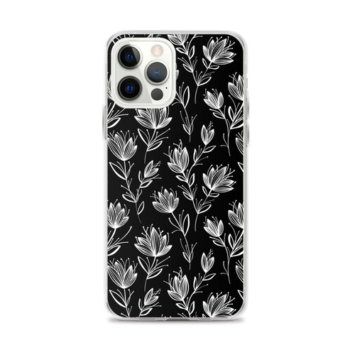 iPhone 12 Pro Max Leaf Line Pattern iPhone Case by Design Express