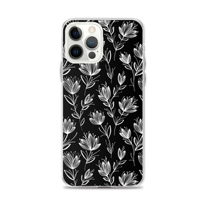 iPhone 12 Pro Max Leaf Line Pattern iPhone Case by Design Express