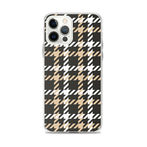 iPhone 12 Pro Max Houndstooth Large Pattern iPhone Case by Design Express