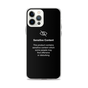 iPhone 12 Pro Max Sensitive Content (Funny) iPhone Case by Design Express