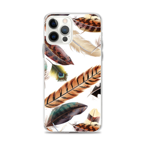 iPhone 12 Pro Max Feathers Pattern iPhone Case by Design Express