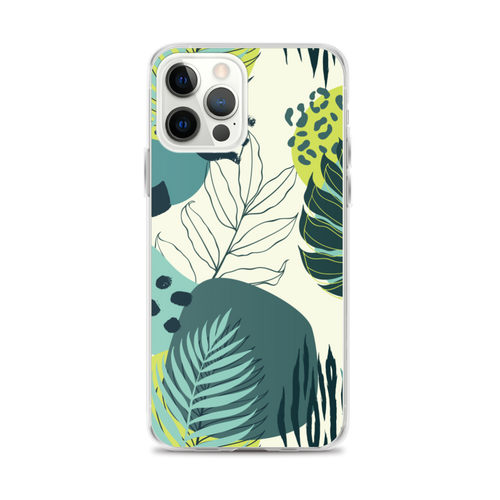 iPhone 12 Pro Max Fresh Tropical Leaf Pattern iPhone Case by Design Express