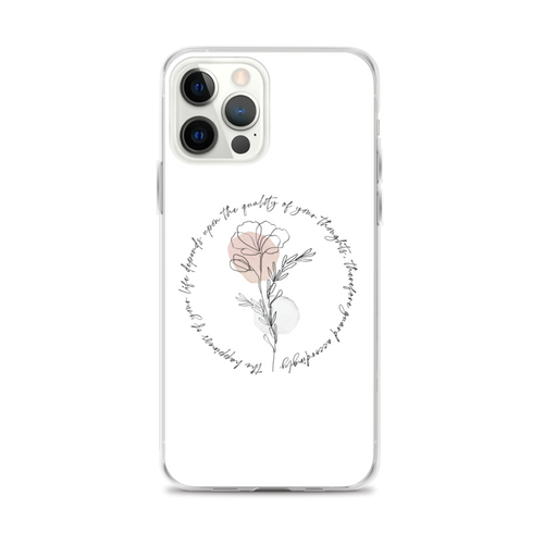 iPhone 12 Pro Max the happiness of your life deppends upon the quality of your thoughts iPhone Case by Design Express