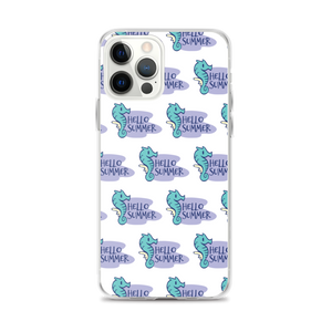 iPhone 12 Pro Max Seahorse Hello Summer iPhone Case by Design Express