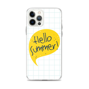 iPhone 12 Pro Max Hello Summer Yellow iPhone Case by Design Express