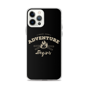 iPhone 12 Pro Max Travel More Adventure Begins iPhone Case by Design Express