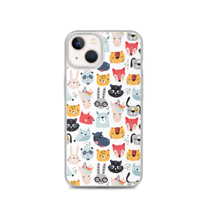 iPhone 13 Funny Animal Pattern iPhone Case by Design Express