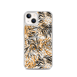 iPhone 13 Tiger Seamless Pattern iPhone Case by Design Express