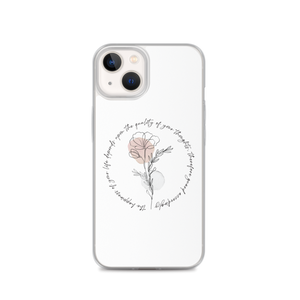 iPhone 13 the happiness of your life deppends upon the quality of your thoughts iPhone Case by Design Express