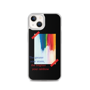 iPhone 13 Rainbow iPhone Case Black by Design Express