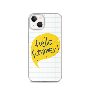 iPhone 13 Hello Summer Yellow iPhone Case by Design Express