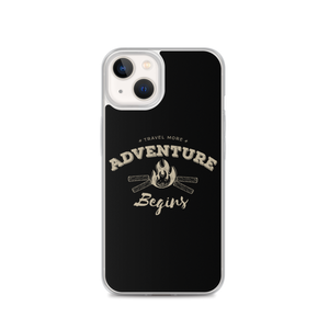 iPhone 13 Travel More Adventure Begins iPhone Case by Design Express