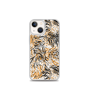 iPhone 13 mini Tiger Seamless Pattern iPhone Case by Design Express