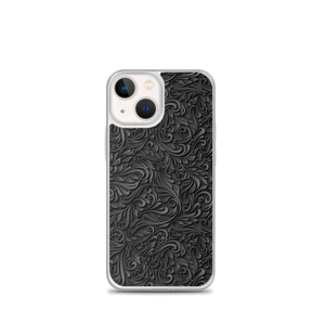 iPhone 13 mini 3D Black Ornament Pattern iPhone Case by Design Express