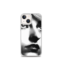 iPhone 13 mini Face Art Black & White iPhone Case by Design Express