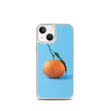 iPhone 13 mini Orange on Blue iPhone Case by Design Express