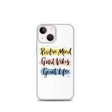 iPhone 13 mini Positive Mind, Good Vibes, Great Life iPhone Case by Design Express