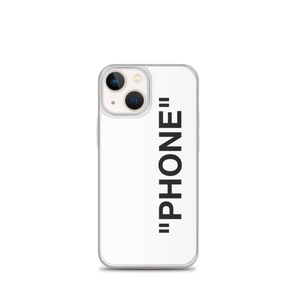 iPhone 13 mini "PRODUCT" Series "PHONE" iPhone Case White by Design Express