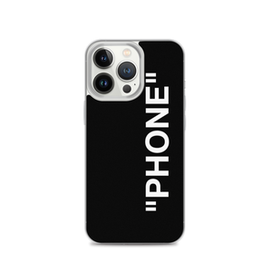 iPhone 13 Pro "PRODUCT" Series "PHONE" iPhone Case Black by Design Express