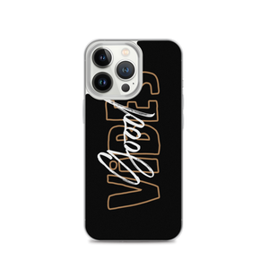 iPhone 13 Pro Good Vibes Typo iPhone Case by Design Express